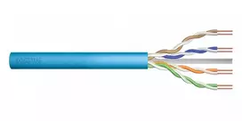Assmann Electronic DIGITUS Montavimo kabelis cat.6A U/UTP B2ca vientisas laidas AWG 23/1 LSOH 500m violetinė ritė