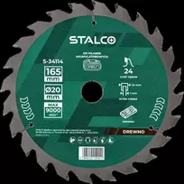 Medienos pjovimo diskas STALCO 165x20x48
