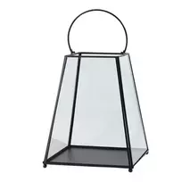Lumarko Metal tapered lantern 21x21x26,5 cm, juodas