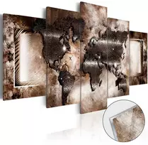 Artgeist Akrilo stiklo paveikslas - Platinum Map