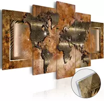 Artgeist Akrilo stiklo paveikslas - Steel Map