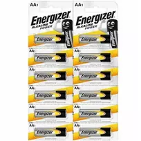 ENERGIZER ALKALINE POWER AA LR6 BATTERIES 12 PCS