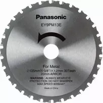 „Panasonic“ metalo pjovimo diskas, skirtas EY45A2 /4542, 135 mm