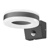 Sieninis šviestuvas Orno HOWLIT LED 20W, sodo šviestuvas su judesio jutikliu, 1800lm, IP65, 4000K, pilkas