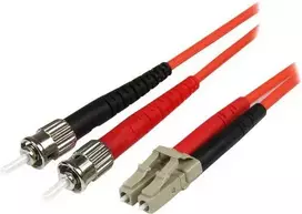 „StarTech“ šviesolaidinis laidas, LC-ST, 50/125, 1 m, oranžinis (50FIBLCST1)
