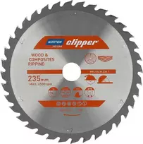 Pjovimo diskas medienai Norton 70184608063; 235x30 mm; Z36