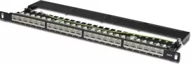 „Digitus Patch panel“ 19 "1U 24x RJ45 LSA cat.6 (DN-91624S- SL-SH)