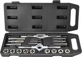 AW-Tools Sriegiklių ir sriegpjovių rinkinys AWTools AW20405; M3-M12; 20 vnt.