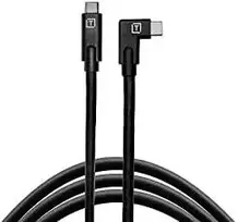 Tether Tools TetherPro USB-C į USB-C Dešinis kampas juodas