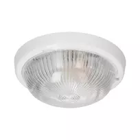 Sieninis šviestuvas Orno 7070T-ALFA, šviestuvas, 100 W, E27, IP44, skaidraus stiklo gaubtas