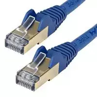 StarTech STARTECH.COM 5 m CAT6A eterneto kabelis – mėlynas – RJ45 eterneto kabelis – be kliūčių – STP kabelis – varinis – 10Gbit tinklo kabelis