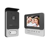 Orno „Philips WelcomeEye Compact“, vaizdo domofono rinkinys, laisvų rankų įranga, spalvotas, 4,3 colio LCD ekranas, OSD meniu, vartų valdymas