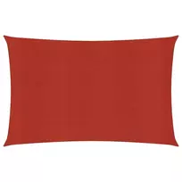 Uždanga nuo saulės, raudonos spalvos, 2,5x3,5m, HDPE, 160g/m²