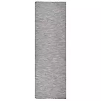 Lauko kilimėlis, rudas ir mėlyna, 80x250cm, plokščio pynimo
