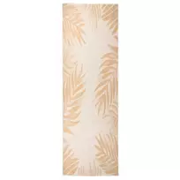 Lauko kilimėlis, 80x250cm, plokščio pynimo, su lapais