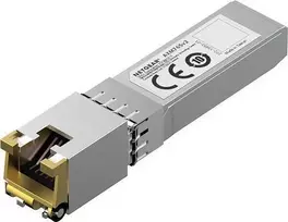 NETGEAR 10GBASE-T SFP+ siųstuvas-imtuvas AXM765v2 suteikia 10G vario ryšį su CAT6a arba CAT7 laidais iki 80 metrų