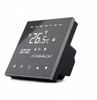 Programuojamas temperatūros reguliatorius Thormoval TVT30, juodas