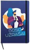 Užrašų knygutė kietu viršeliu "Boso užrašai"