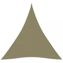 Uždanga nuo saulės, kreminė, 3x4x5m, oksfordo audinys, trikampė