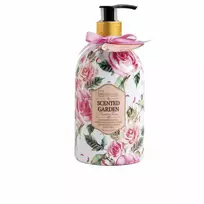 Aquarius IDC INSTITUTE Scented Garden drėkinamasis rankų ir kūno losjonas Rose, 500 ml