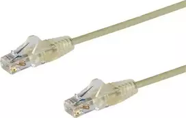 StarTech STARTECH.COM 1.5m Cat6-Kabelis - Schlankes Cat6-Patchkabel - GraU - Snagless- RJ45 - Steckverbing - LSZH - 28 AWG Kupferdraht