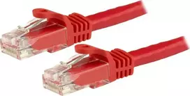 StarTech STARTECH.COM 1,5m CAT6 Kabelis - rotes CAT6-Patchkabel - Snagless-RJ45 - Kupferdraht mit 24 AWG - LAN - Ethernet N6PATC150CMRD
