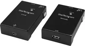 USB adapteris StarTech USB2001EXTV USB - RJ45 Juodas (USB2001EXTV)