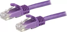 StarTech STARTECH.COM 1,5m CAT6 Kabelis - lila - CAT6-Patchkabel - Snagless-RJ45 - 24 AWG Kupferdraht - LAN - Ethernet N6PATC150CMPL
