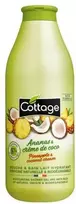 COTTAGE ANANAS & CREME DE COCO dušo želė ir vonios pienelis, 750 ml