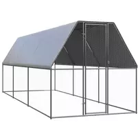 Lauko narvas viščiukams, 2x6x2m, galvanizuotas plienas