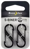 Nite Ize Karibų S-Biner Dual # 1 nerūdijančio plieno 2 vnt (SB1-2PK-01)
