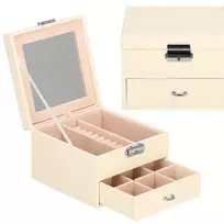 Springos Dėžutė papuošalams Secret Elegance Kreminis