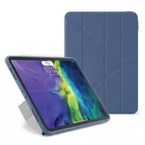 Pipetto planšetinio kompiuterio dėklas Pipetto Origami dėklas, skirtas iPad Air 4th Gen 10.9 – tamsiai mėlynas