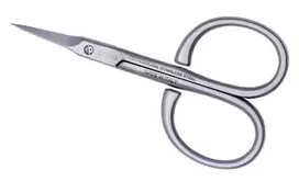 Žirklutės odelėms Osom Professional, 9 cm, nerūdijančio plieno, išlenktos, smailiu galu