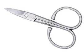 Osom Professional nerūdijančio plieno žirklutės nagams, 9 cm, išlenktos, smailiu galu
