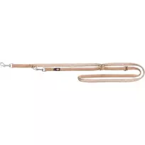 TRIXIE Premium pritaikomas pavadys, su neoprenu M-L 2m/20mm, šv. deim./karamelė