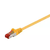 „Goobay CAT 6“ jungiamasis kabelis, S/FTP (PiMF), Geltonas - kabelio ilgis 1,5 m