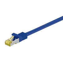 Wentronic RJ45 tinklo kabelis, S/FTP, Cat7, 5m mėlynas (PIMF)