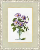 Beldizart (Nutraukta gamyba) Kryželiu siuvinėjimo rinkinys "Alyvų puokštė" 27.3x18.5cm S/BR018