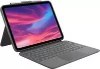 Logitech „COMBO TOUCH“ KIŠENINIS KIŠENINIS „IPAD“ (10 KARTOS) – „OXFORD Pilkas“ – DEU – CENTRAL