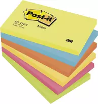 Post-it Lipnus chloridas 76x127 / 100K 6pcs. tutti- fruti (FT5102835557)