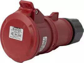 FAMATEL Nešiojamas lizdas 32A 4P 400V raudona IP44 TOP SpeedPRO 23302