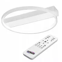 33W LED šviestuvas su nuotoliniu valdymu. Baltas