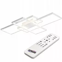 126W LED šviestuvas su nuotolinu valdymu Baltas