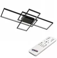 126W LED šviestuvas su nuotolinu valdymu Juodas