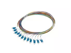 LANBERG Šviesolaidinis Pigtail SM LC/UPC ST A1 12X2m MC