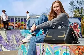 Garsiakalbis BigBen Big Ben Nešiojama kolonėlė Bluetooth 2x Mikrofonas Party KBOX Karaoke Podświelnie 200W