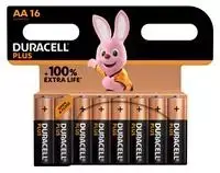 Duracell Batterie Plus NAUJA – AA (MN1500/LR06) Mignon 16St.