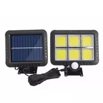 4W LED prožektorius su saulės baterija su judesio davikliu