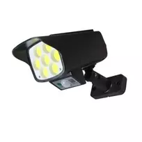 12W 6000K LED šviestuvas-kameros imitacija su saulės baterija ir judesio davikliu IP65